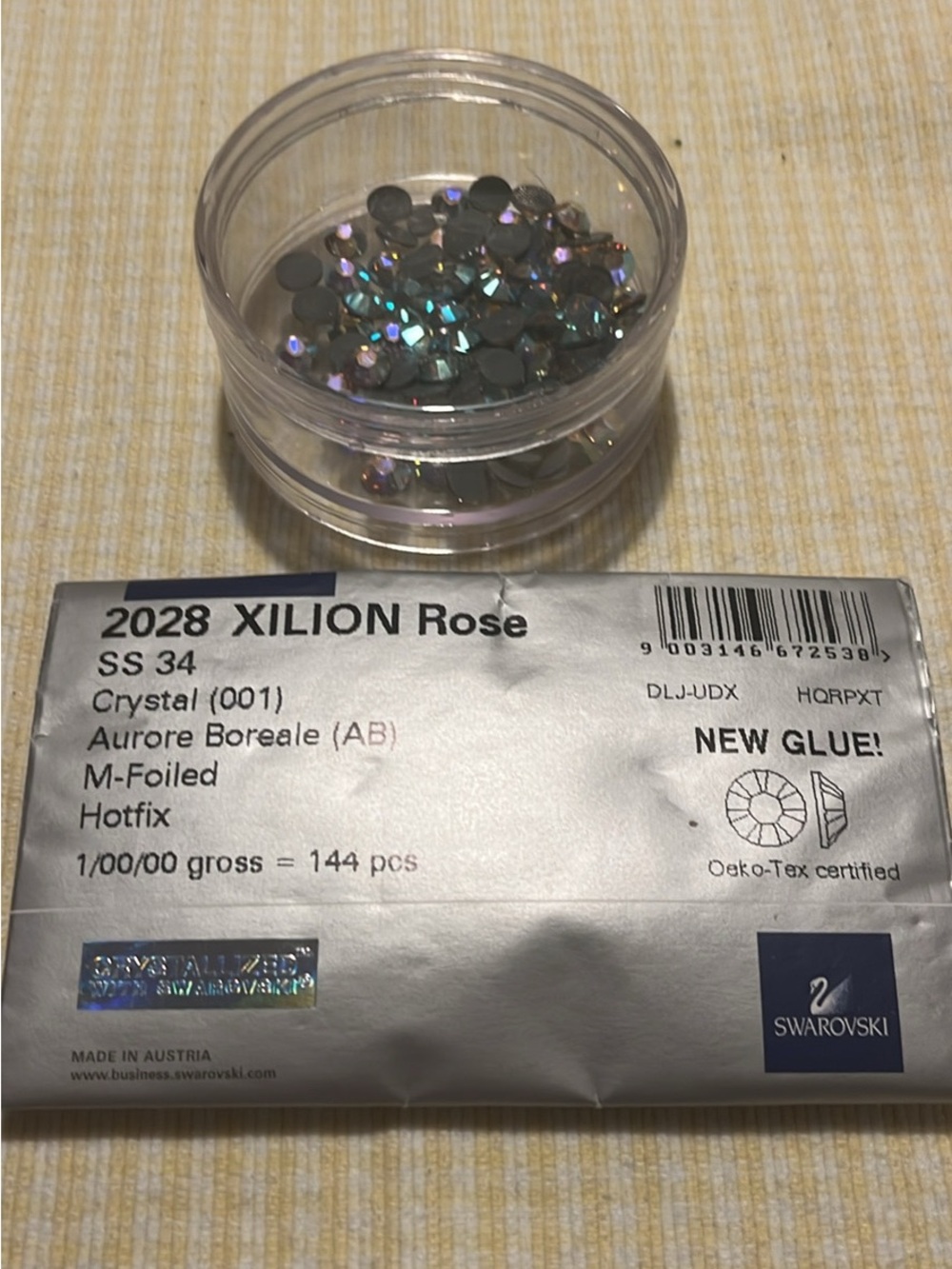 2028 XILION Rose SS34 Crystals